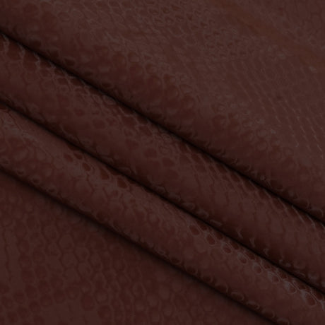 Serpent Polyester Spandex Slick Vinyl Fabric - Snake Skin Inspired Pattern, 54" Width (1 Yard)