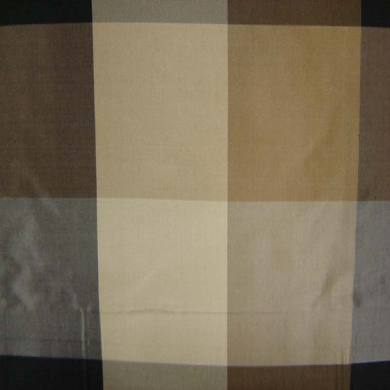 Seymour Silk Fabric - Striped Square Pattern, 54" Width (1 Yard)