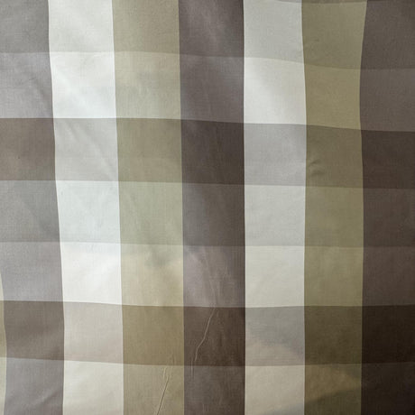 Seymour Silk Fabric - Striped Square Pattern, 54" Width (1 Yard)
