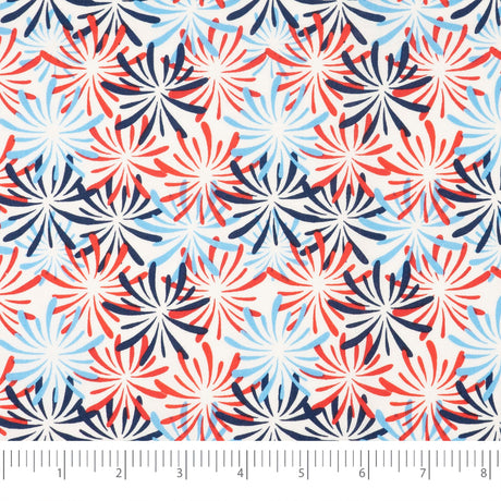SINGER 100% Cotton Fireworks Print Fabric by the Yard