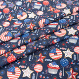 Patriotic Sweets 100% Cotton Fabric by the Yard