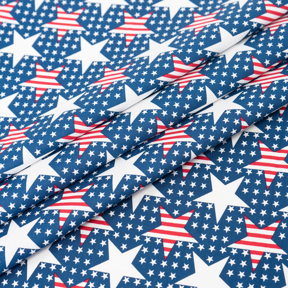 SINGER 100% Cotton Stripes In Stars On Dots Fabric by the Yard