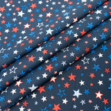 SINGER Patriotic Stars On Navy Cotton Fabric by the Yard
