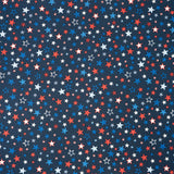 SINGER Patriotic Stars On Navy Cotton Fabric by the Yard
