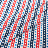 SINGER 100% Cotton Red White And Blue Stars Fabric by the Yard