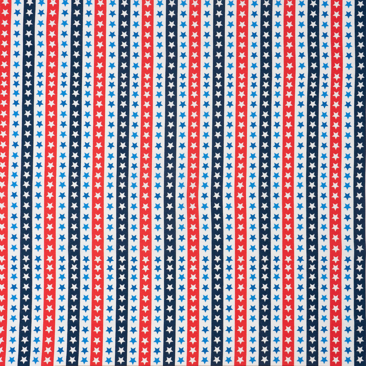 SINGER 100% Cotton Red White And Blue Stars Fabric by the Yard