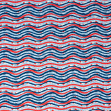 SINGER Americana Wavey Lines 100% Cotton Fabric by the Yard