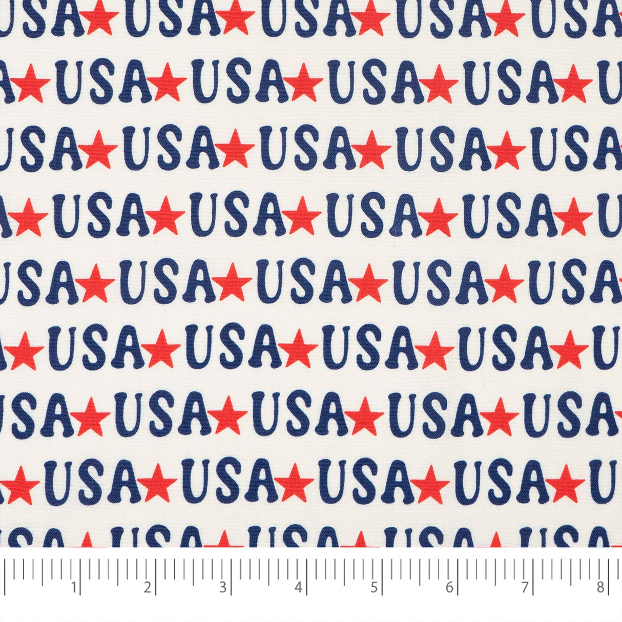 SINGER 100% Cotton Starred USA Fabric by the Yard