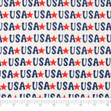 SINGER 100% Cotton Starred USA Fabric by the Yard