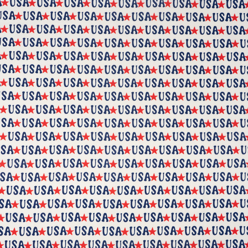 SINGER 100% Cotton Starred USA Fabric by the Yard