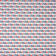 SINGER 100% Cotton Starred USA Fabric by the Yard