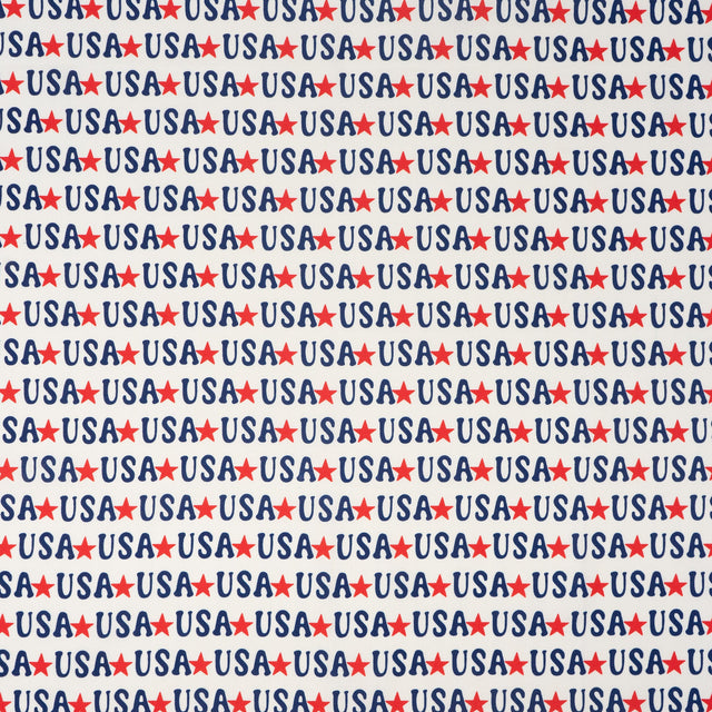 SINGER 100% Cotton Starred USA Fabric by the Yard