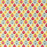 SINGER Colorful Ladybugs 100% Cotton Fabric by the Yard
