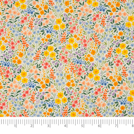 SINGER Spring Gnome Floral 100% Cotton Fabric by the Yard