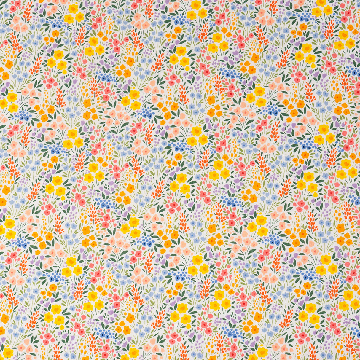 SINGER Spring Gnome Floral 100% Cotton Fabric by the Yard