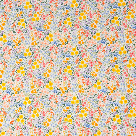 SINGER Spring Gnome Floral 100% Cotton Fabric by the Yard