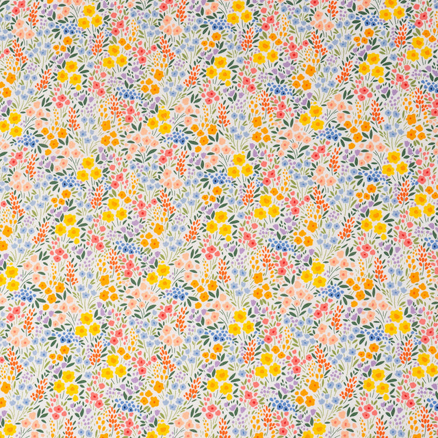 SINGER Spring Gnome Floral 100% Cotton Fabric by the Yard