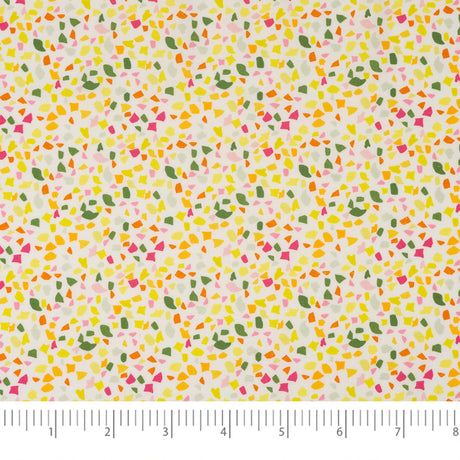 SINGER 100% Cotton Yellowparty Confetti Fabric by the Yard