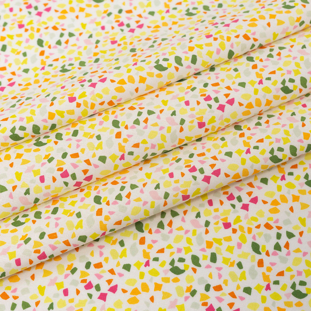 SINGER 100% Cotton Yellowparty Confetti Fabric by the Yard