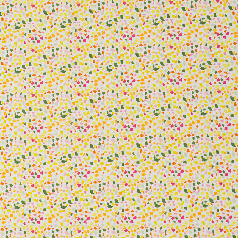 SINGER 100% Cotton Yellowparty Confetti Fabric by the Yard