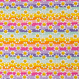 SINGER 100% Cotton Modern Daisy Stripes Fabric by the Yard