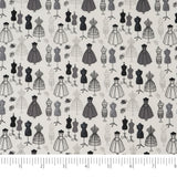 SINGER Dress Forms 100% Cotton Fabric by the Yard