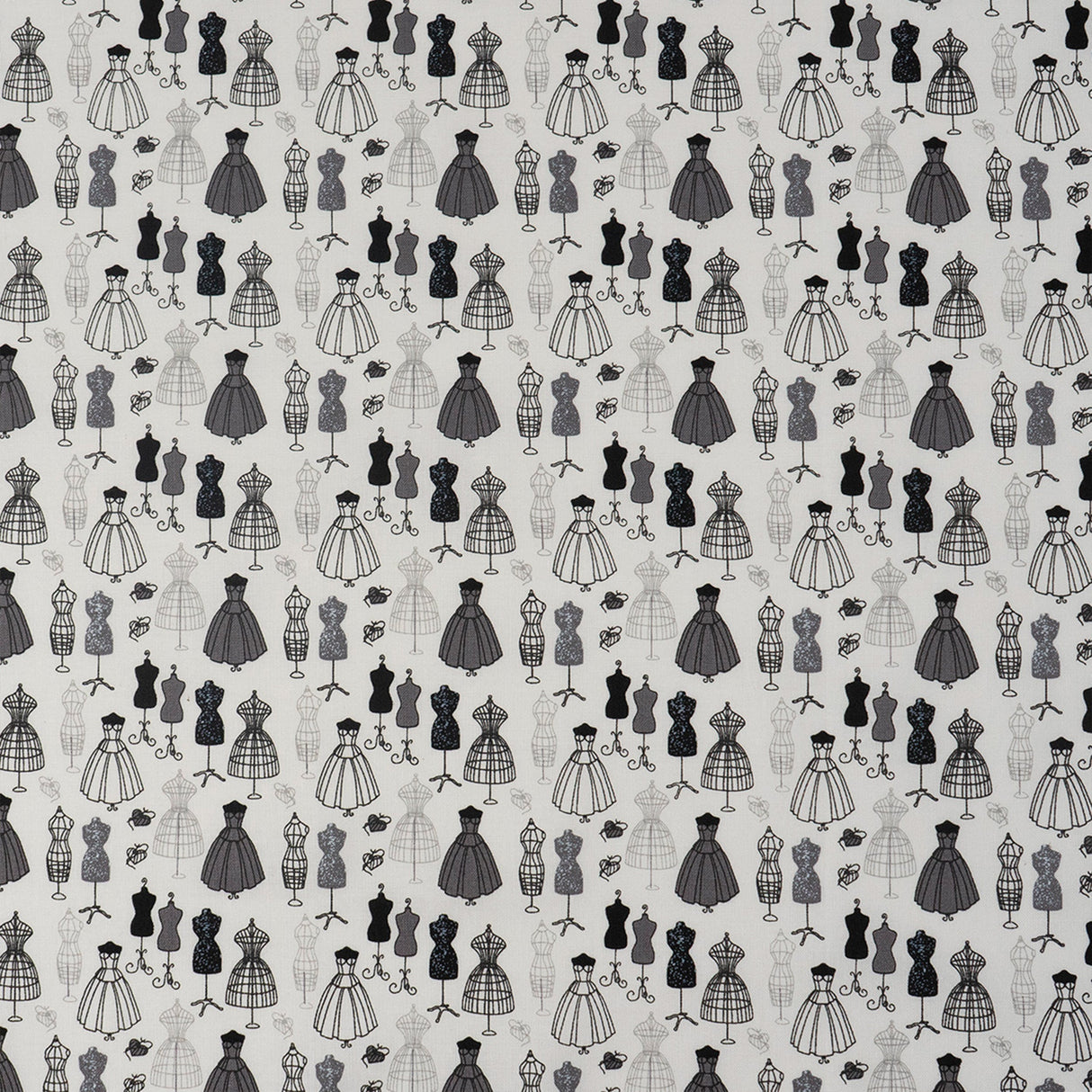 SINGER Dress Forms 100% Cotton Fabric by the Yard