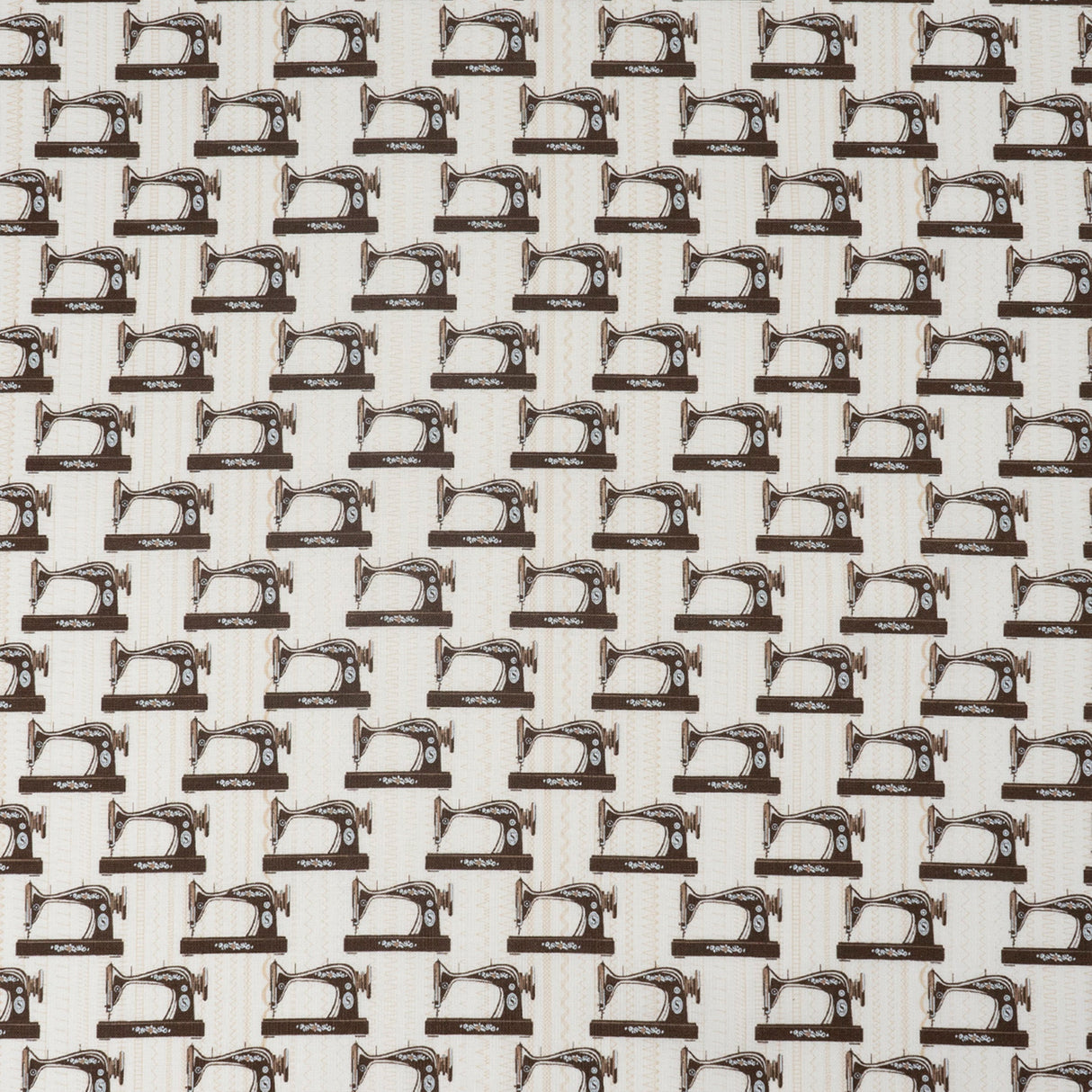 SINGER Fabric 100% Cotton Sewing Machines Cut by the Yard