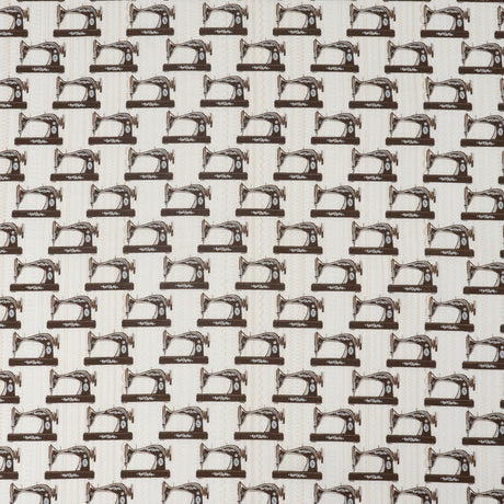 SINGER Fabric 100% Cotton Sewing Machines Cut by the Yard