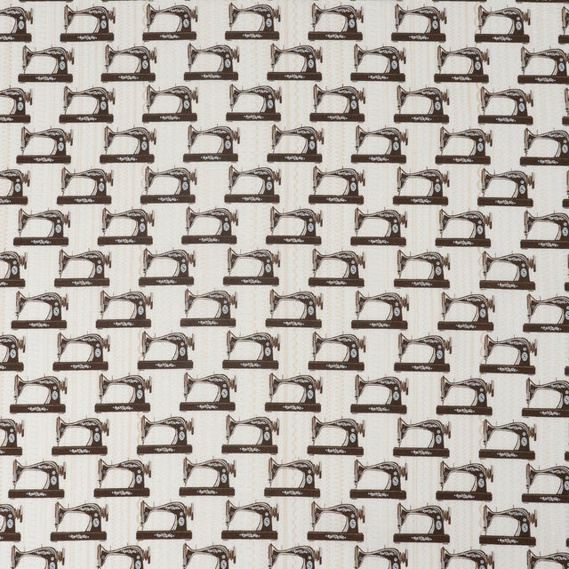 SINGER Fabric 100% Cotton Sewing Machines Cut by the Yard
