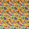 SINGER 100% Cotton Rainbow Packed Colored Pencils Fabric by the Yard
