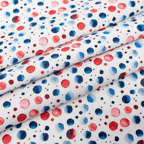 SINGER 100% Cotton Watercolor Dots Fabric by the Yard