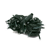 100 LED Green Wire String Light w/ connector Waterproof Warm White