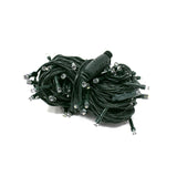 100 LED Green Wire String Light with Connector Waterproof – White