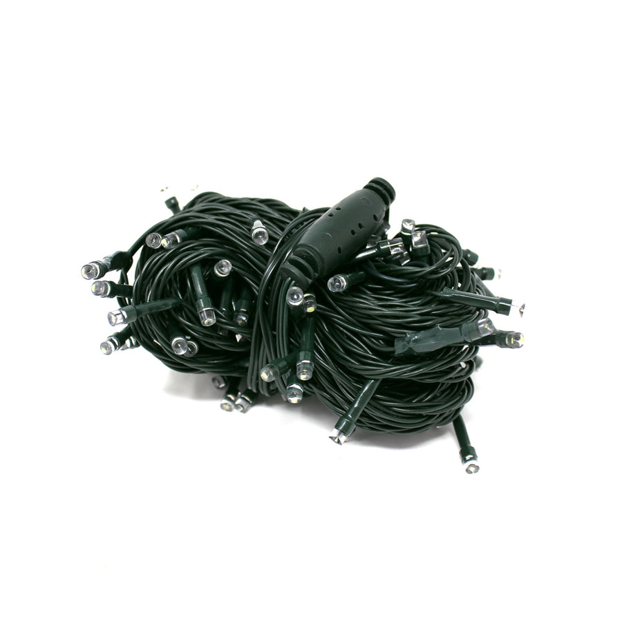 100 LED Green Wire String Light w connector Waterproof  White