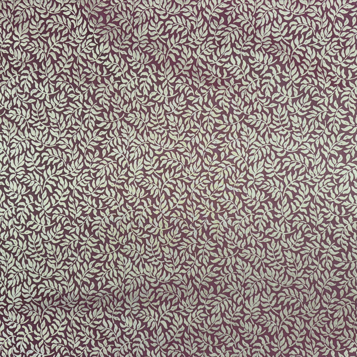 Shasta Silk Fabric - Tone-On-Tone Jacquard Floral, 54" Width (1 Yard)