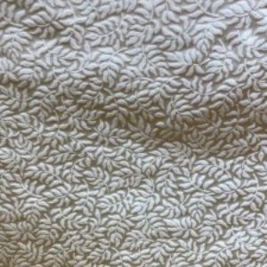 Shasta Silk Fabric - Tone-On-Tone Jacquard Floral, 54" Width (1 Yard)