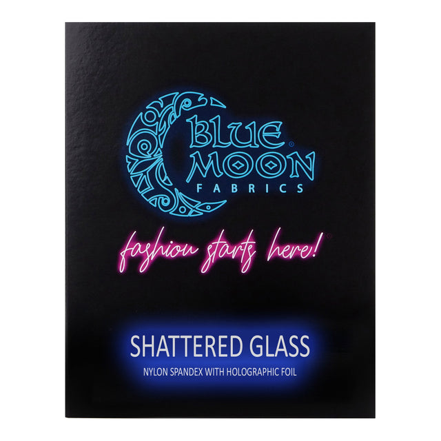 Foiled Spandex Shattered Glass Color Card