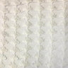 Shea Floral Metallic Sheer Fabric - Beige, Ivory, Taupe, White, 110" Width (1 Yard)