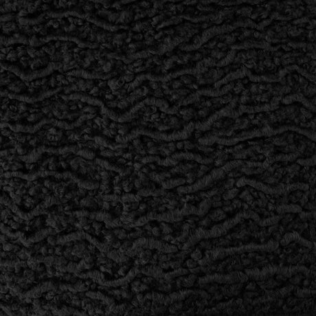 Sherpa Boucle Polyester Fabric - Ivory, Gray, Denim, Black, 57" Width (1 Yard)