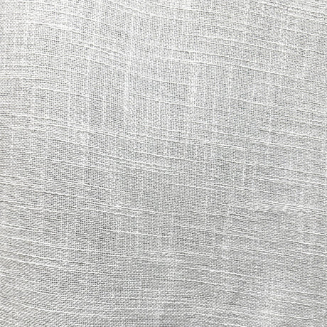 Shira Sheer Polyester Viscose Fabric - Solid Sheer, White, Ivory, Flax, 118" Width (1 Yard)
