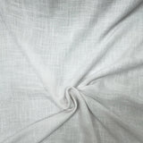 Shira Sheer Polyester Viscose Fabric - Solid Sheer, White, Ivory, Flax, 118" Width (1 Yard)