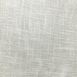 Shira Sheer Polyester Viscose Fabric - Solid Sheer, White, Ivory, Flax, 118" Width (1 Yard)