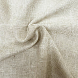 Shira Sheer Polyester Viscose Fabric - Solid Sheer, White, Ivory, Flax, 118" Width (1 Yard)