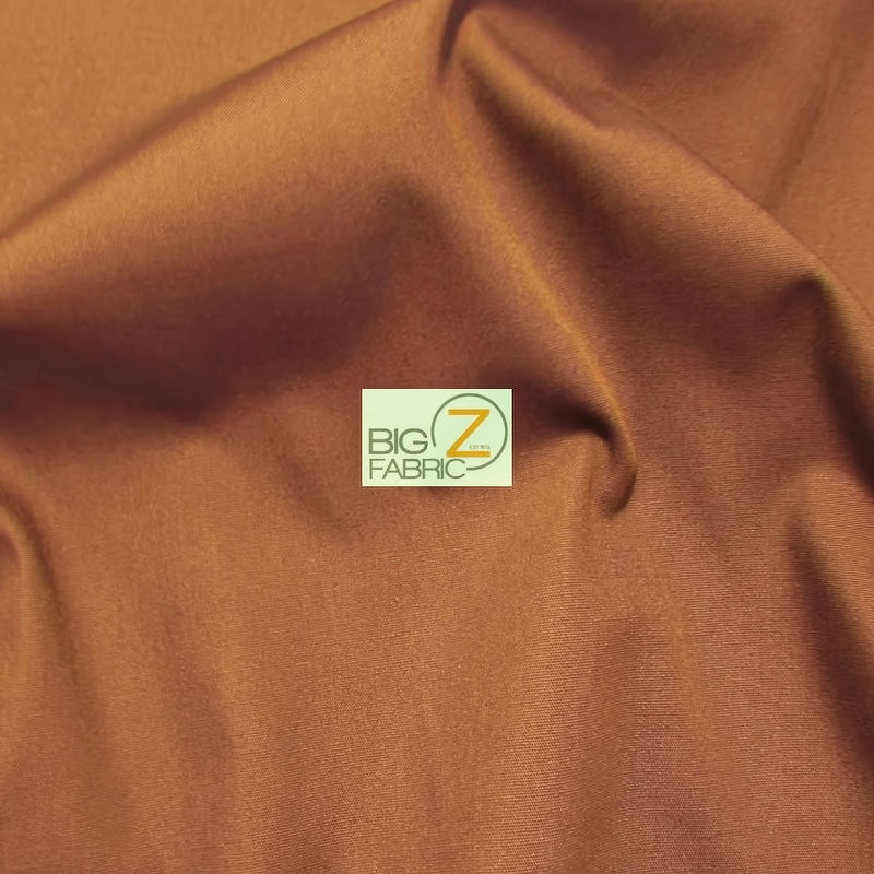 Poly Cotton Heavyweight Uniform Fabric Rust Sold By The Yard