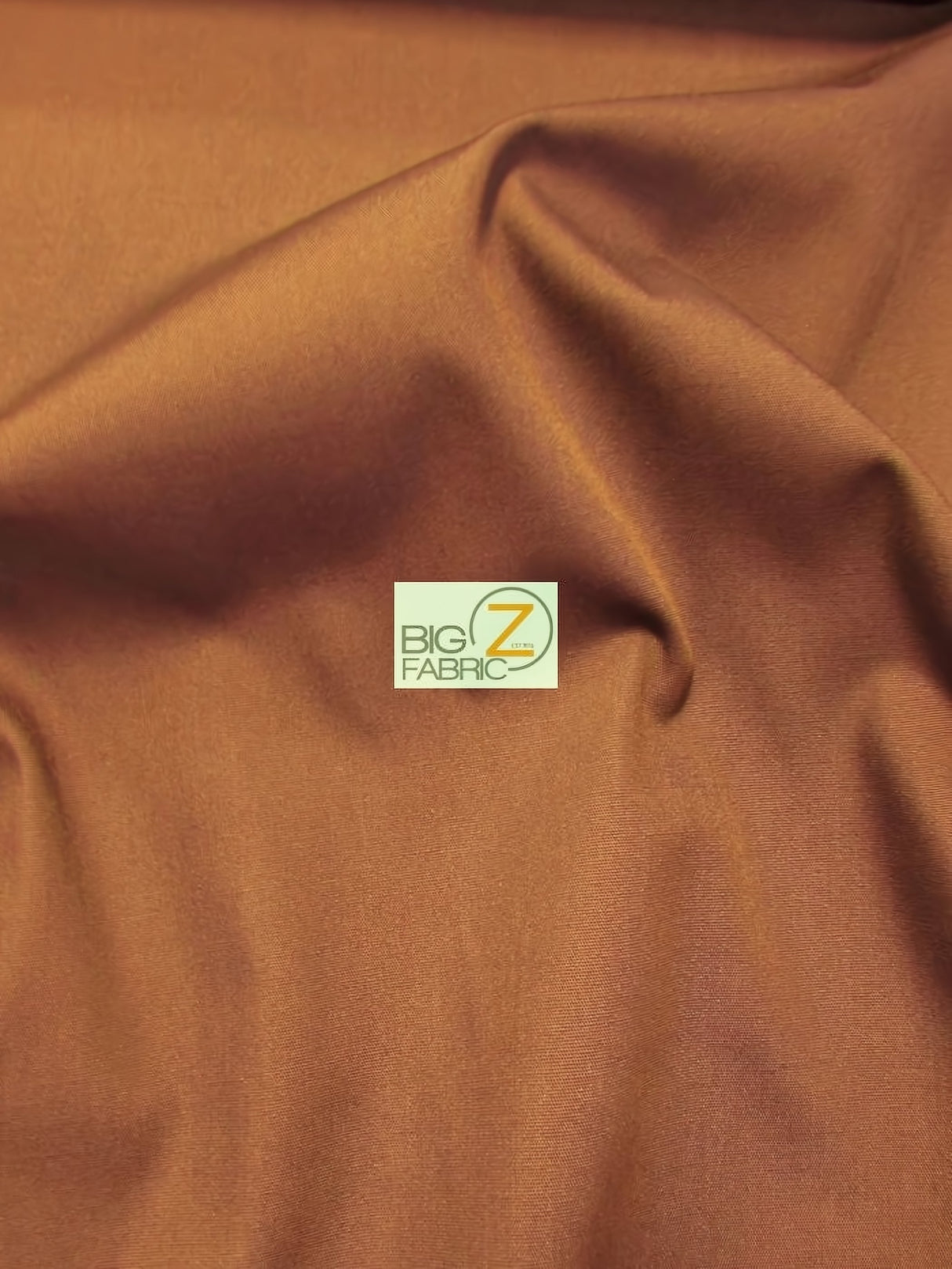 Poly Cotton Heavyweight Uniform Fabric Rust Sold By The Yard