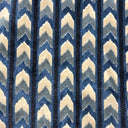 Sienna Cut Velvet Fabric - Chevron Striped Tribal Pattern, 55" Width (1 Yard)