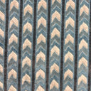 Sienna Cut Velvet Fabric - Chevron Striped Tribal Pattern, 55" Width (1 Yard)