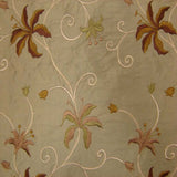 Sigrid Fabric Silk Fabric - Floral Embroidered, 54" Width (1 Yard)