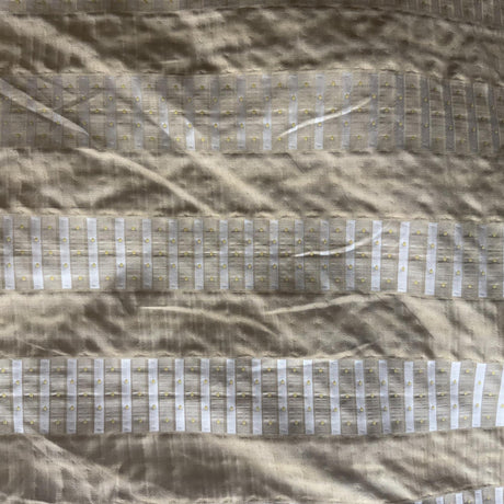 Silva Silk Fabric - Striped, 55" Width (1 Yard)
